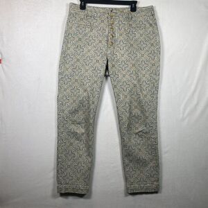 Pilcro and the Letterpress by Anthropologie High-Rise Slim Button Fly Pants S-32
